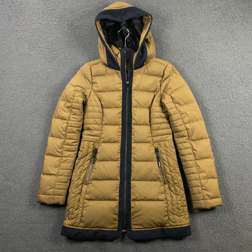 Lole Down Parka Jacket Womens XS Hooded Long Puffer Duck‎ Insulated Winter